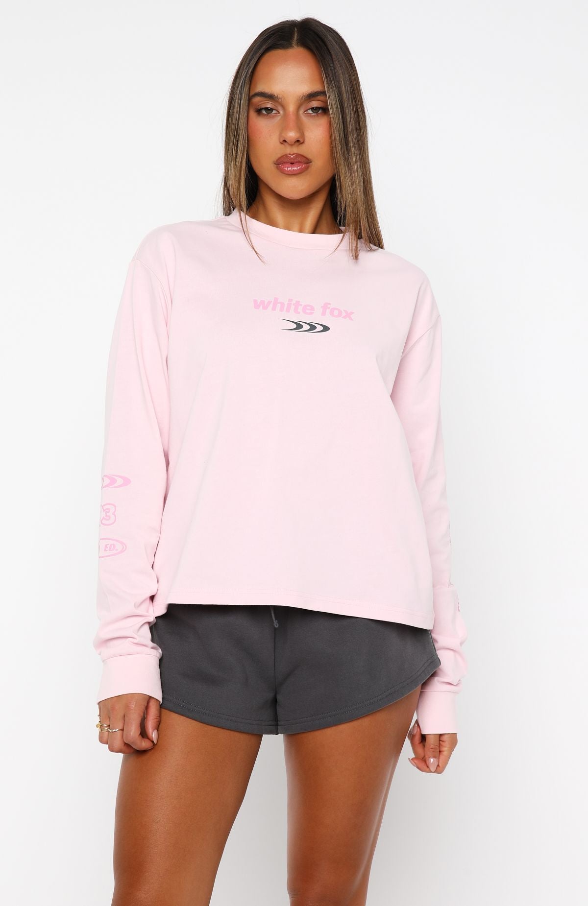 All Around Me Long Sleeve Tee Pink - Image 2
