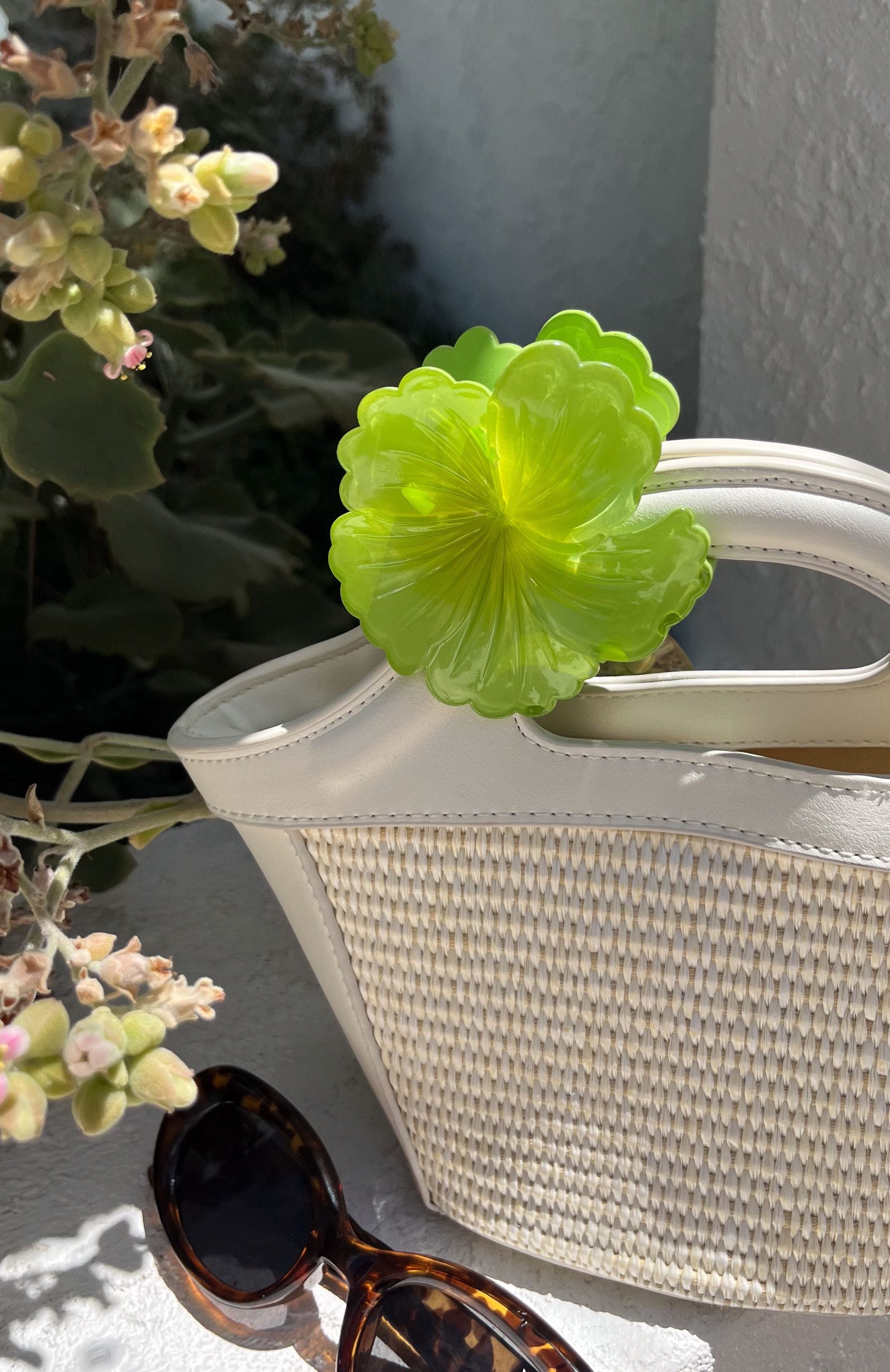 Celia Hair Clip Lime - Image 3