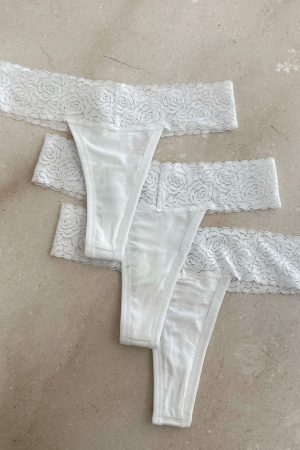 To Hold You 3-Pack Underwear Set White