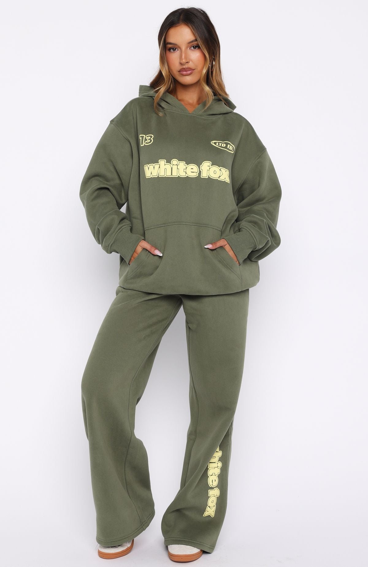 Ready To Go Oversized Hoodie Khaki - Image 5