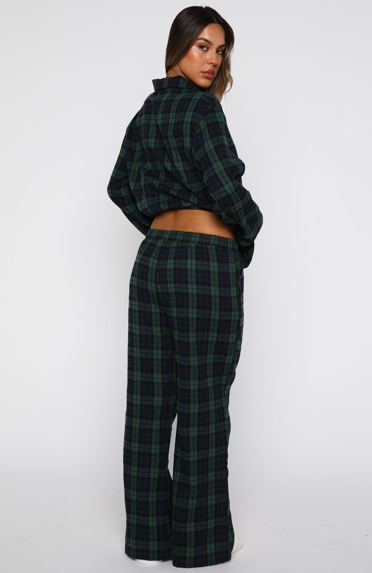 That Time Of Year Pyjama Pants Green/Navy - Image 4