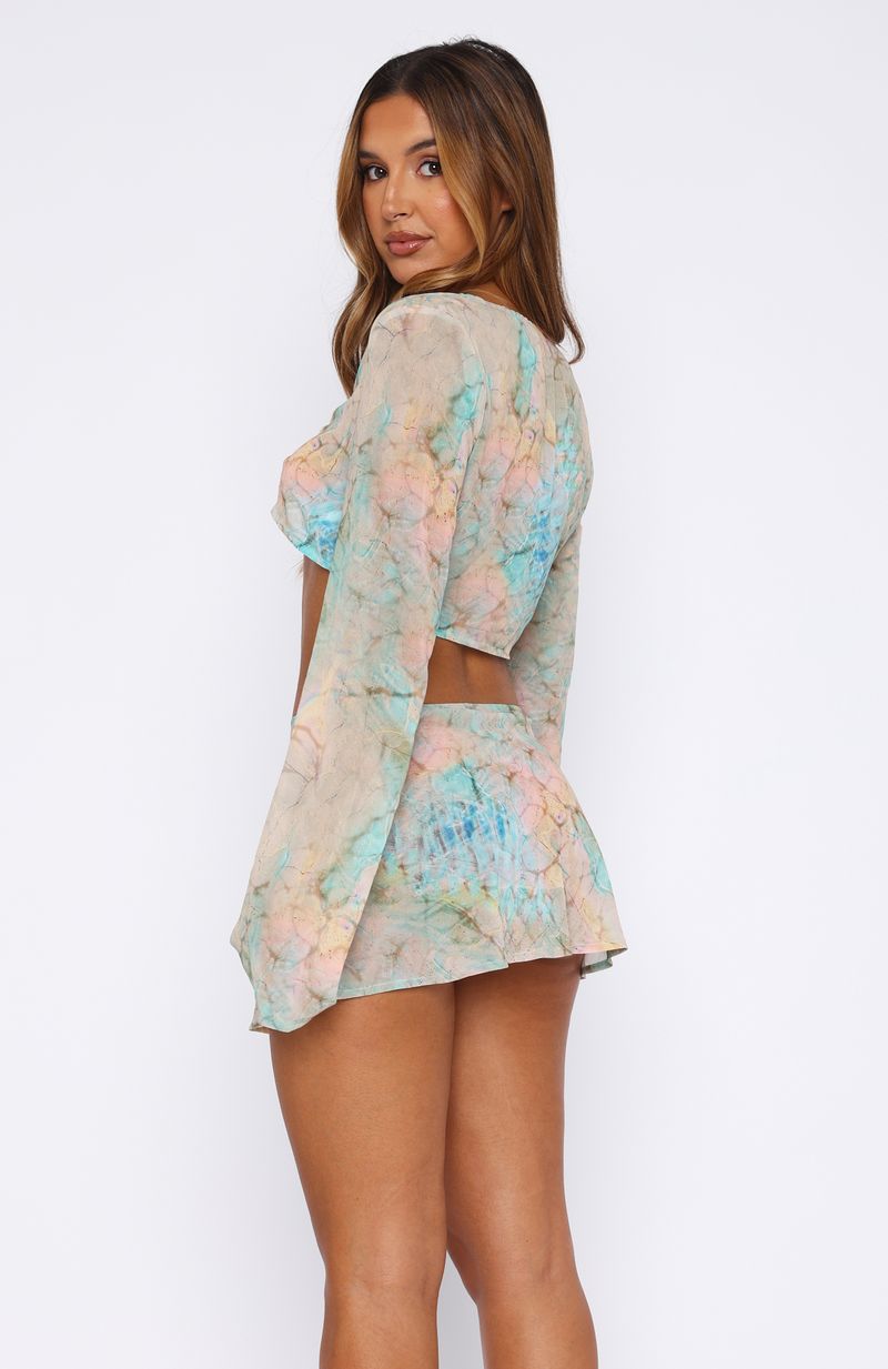 Aura Wave Mini Skirt Seaside Mottle - Image 4