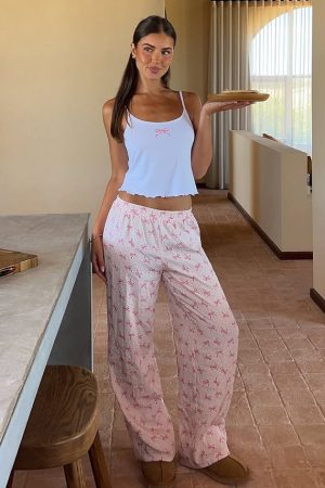 Cosy Night In Pyjama Set Bow Dreams