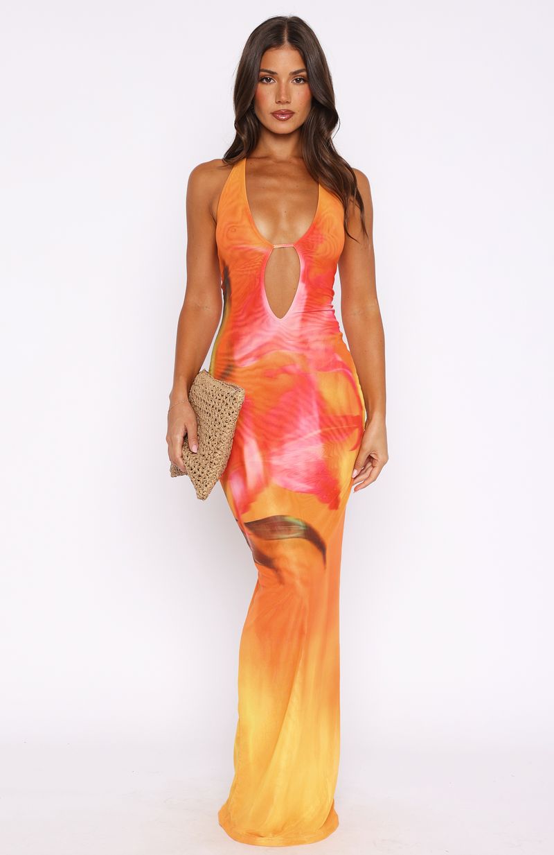 Bets Are Off Maxi Dress Sunset Floral - Image 3