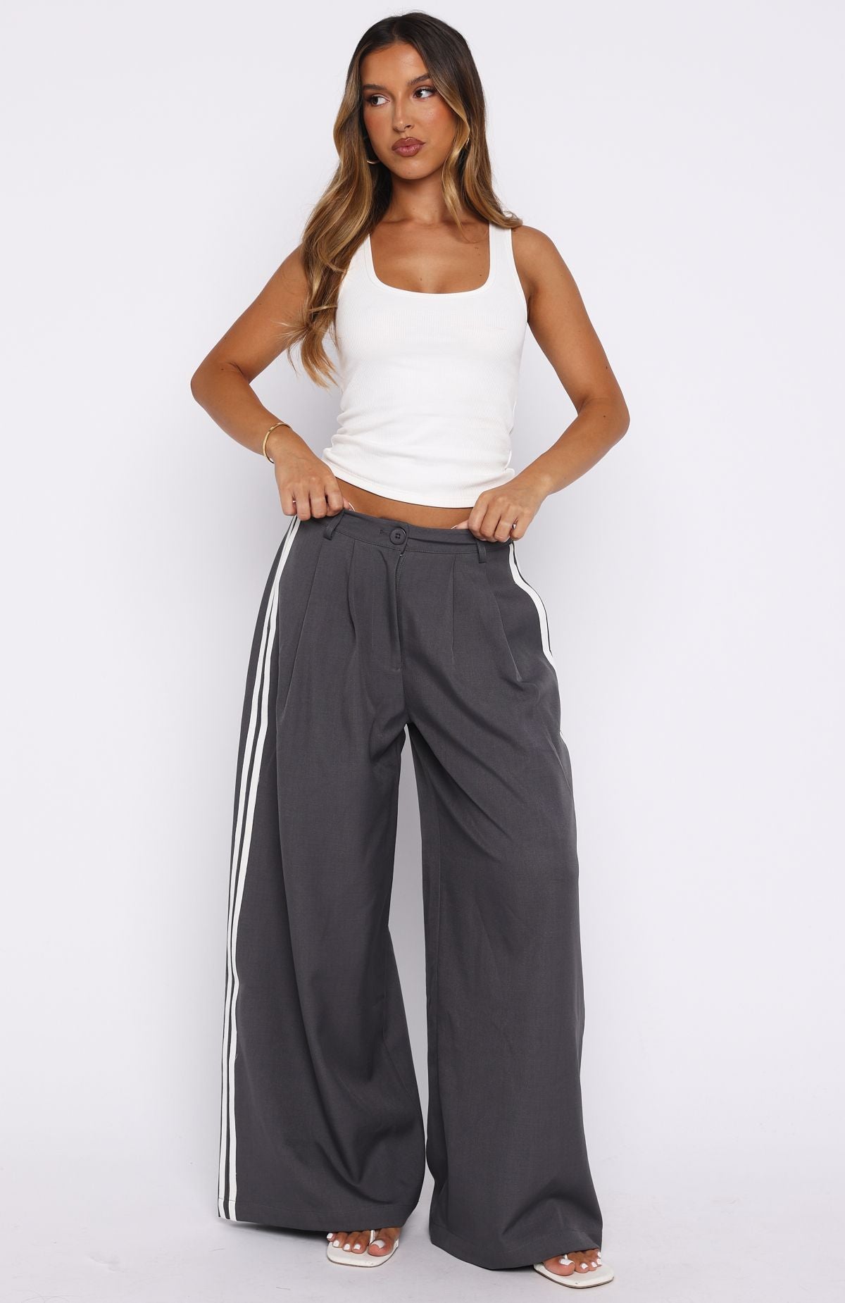 Don't Believe It Pants Charcoal - Image 2