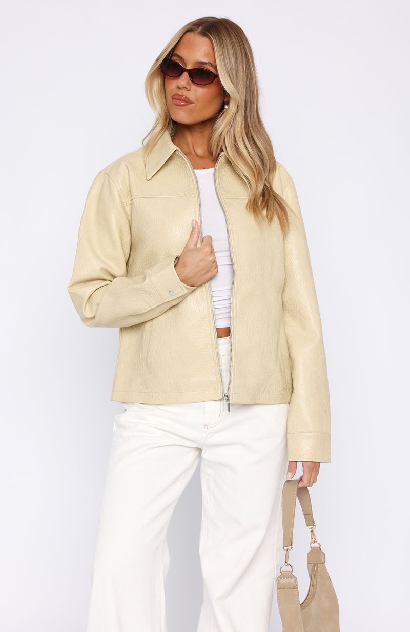 Cool City Life PU Jacket Blonde - Image 5