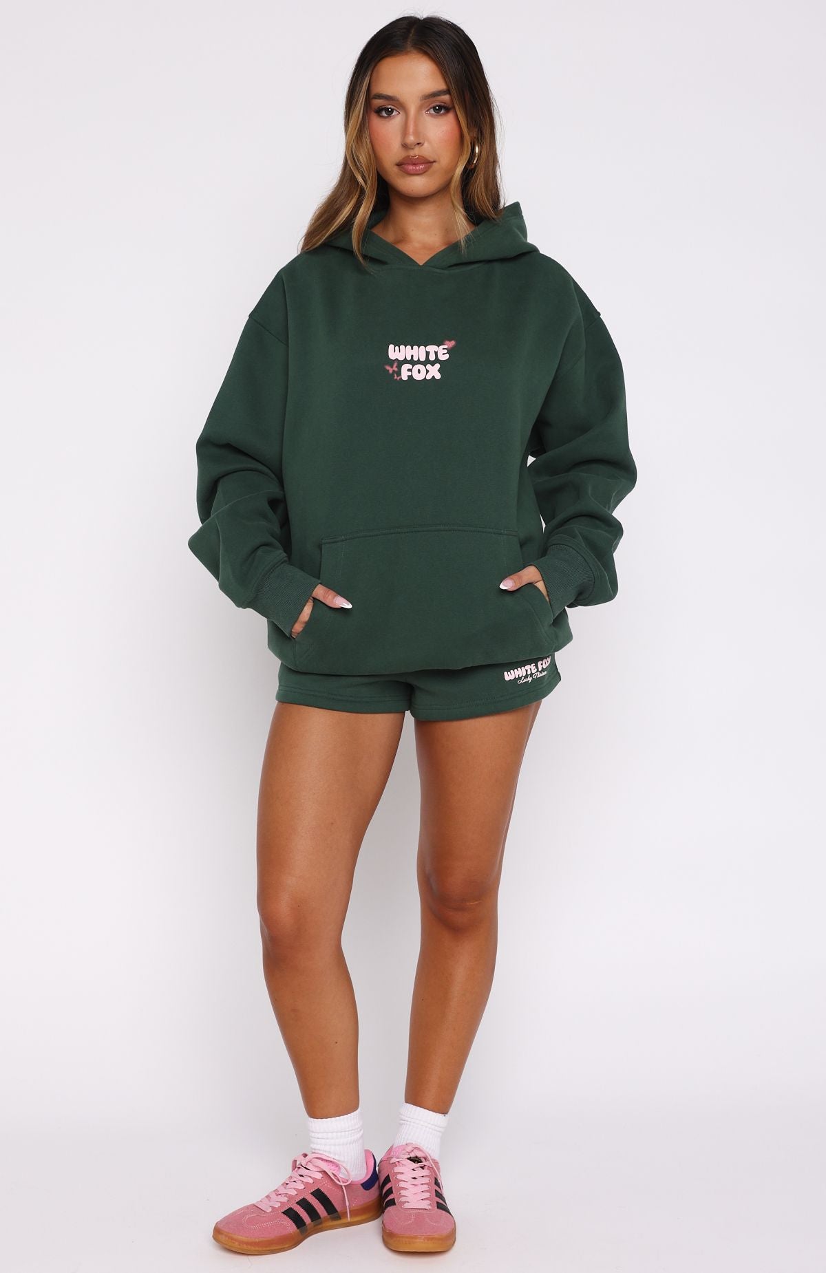 Lucky Thirteen Stephanie Lounge Shorts Green - Image 5