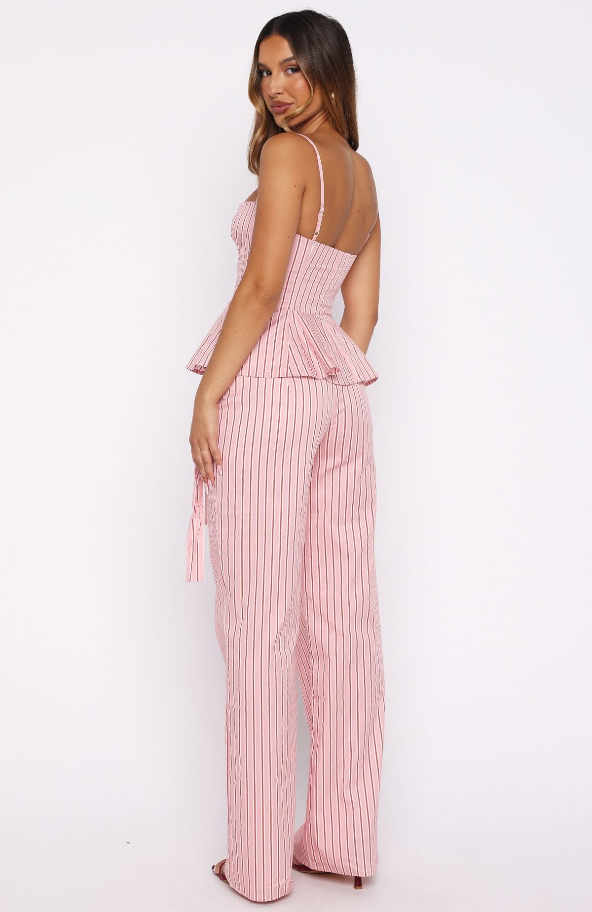 Tempt Me Not Pants Pink Stripe - Image 4