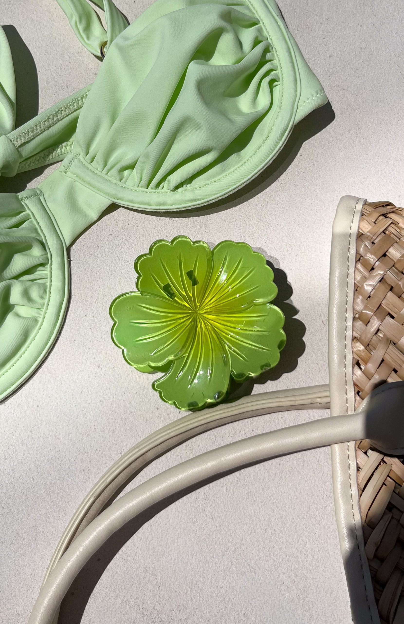 Celia Hair Clip Lime - Image 4