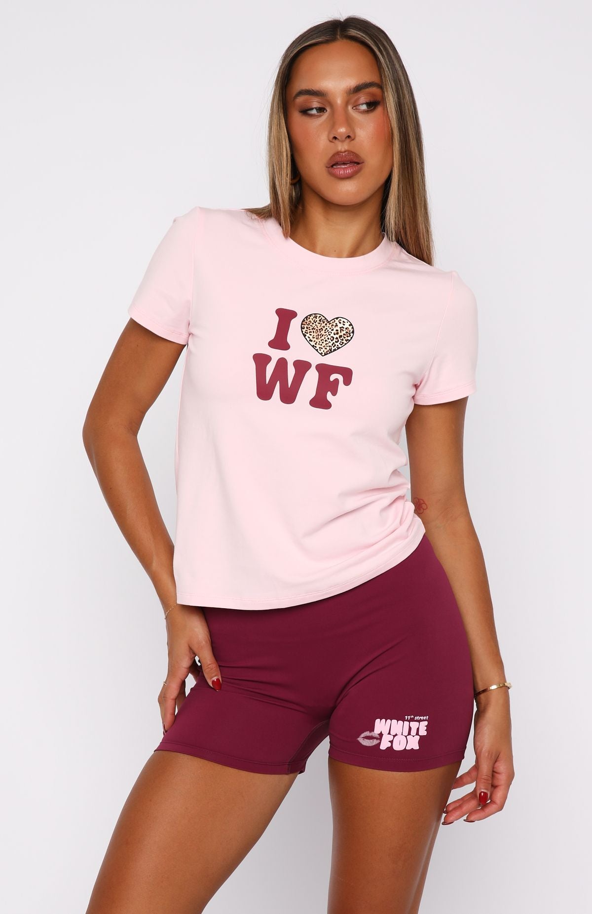 11th Street Concrete Jungle Relaxed Baby Tee Strawberry Whip - Image 2