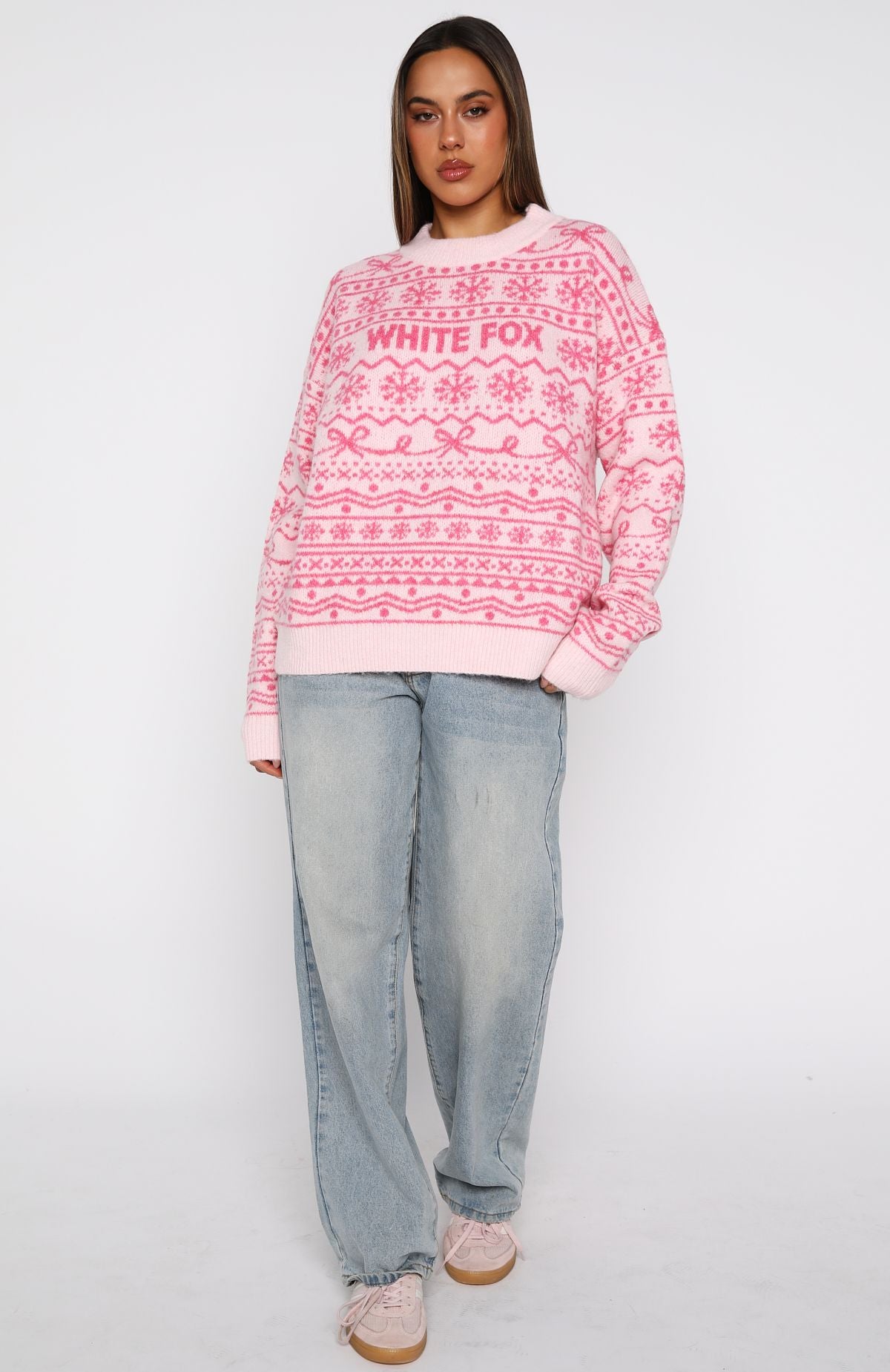Arctic Fire Knit Sweater Baby Pink - Image 6