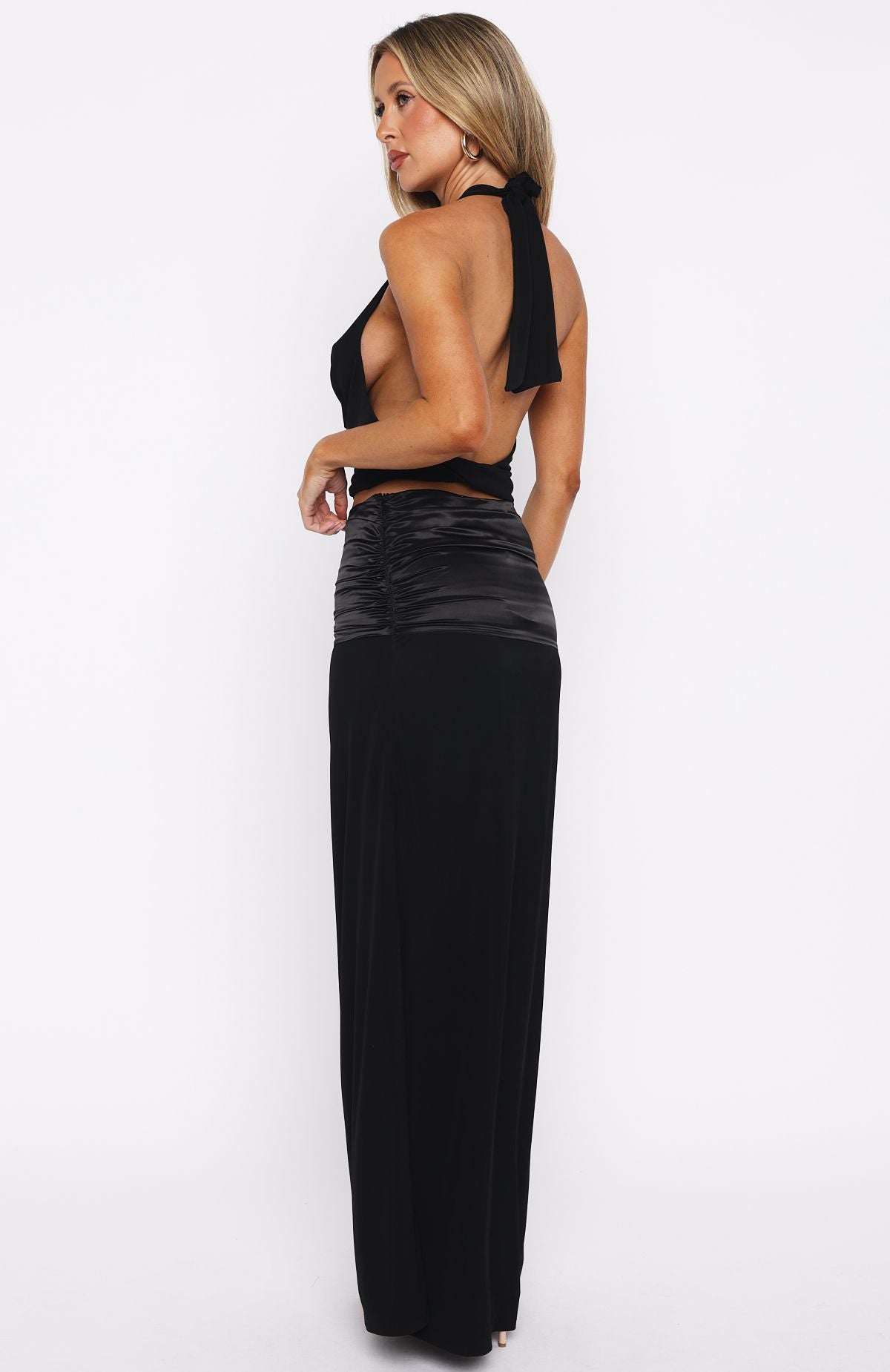 All In Tonight Maxi Skirt Black - Image 4