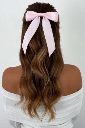 Sweet Serenity Bow Hair Clip Pink