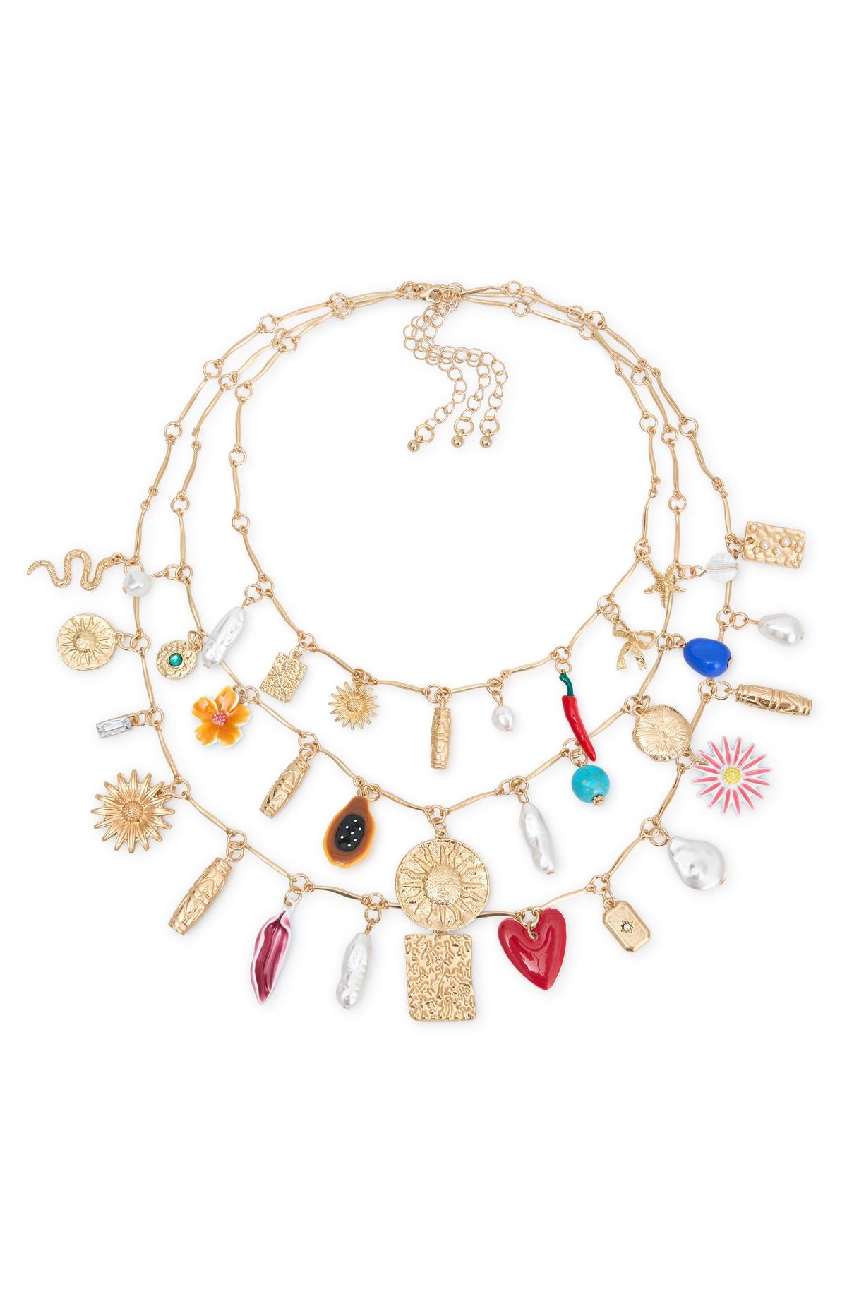 Leila Necklace Set Gold - Image 4