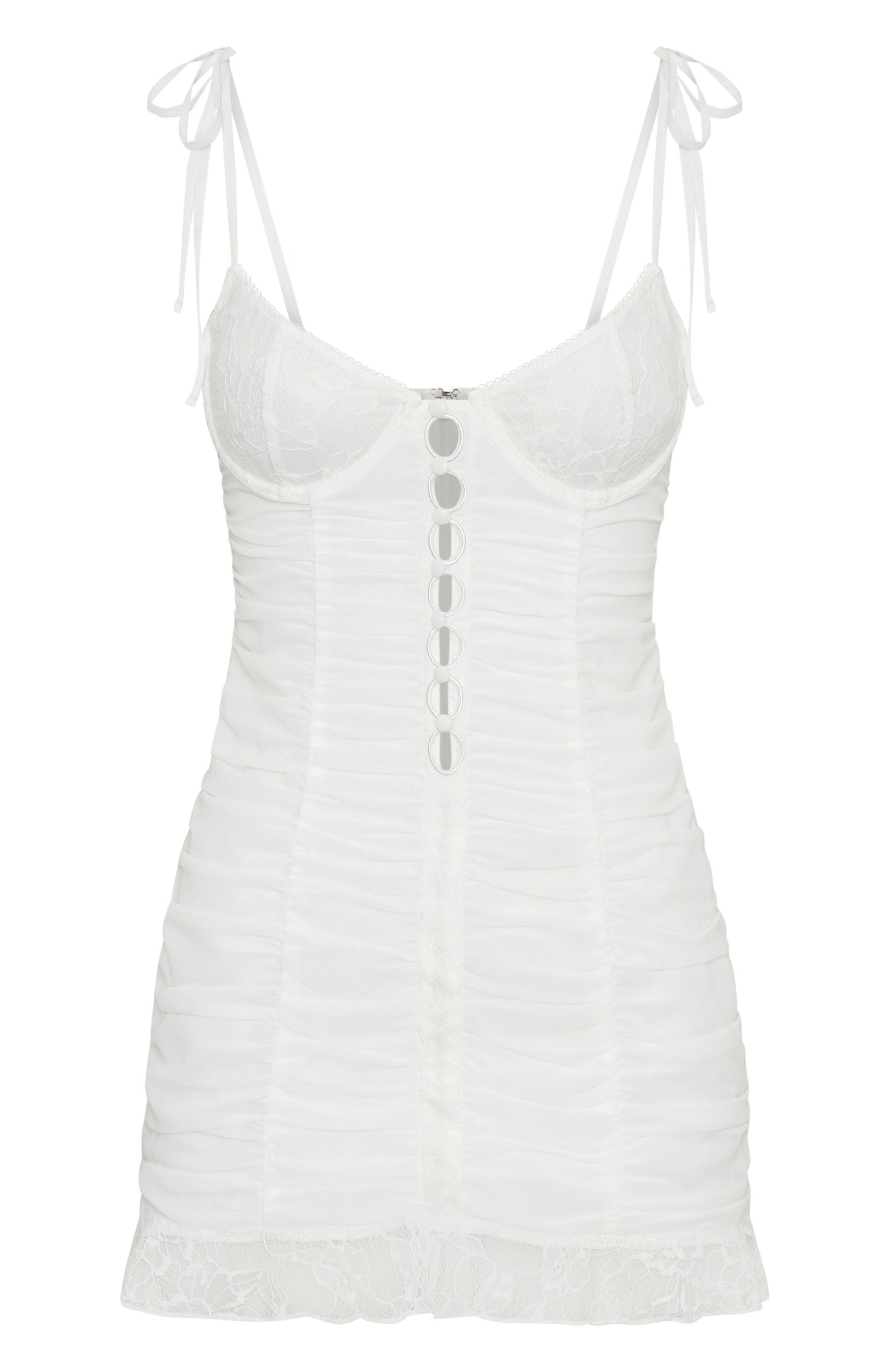 Love Me Mini Dress White - Image 6