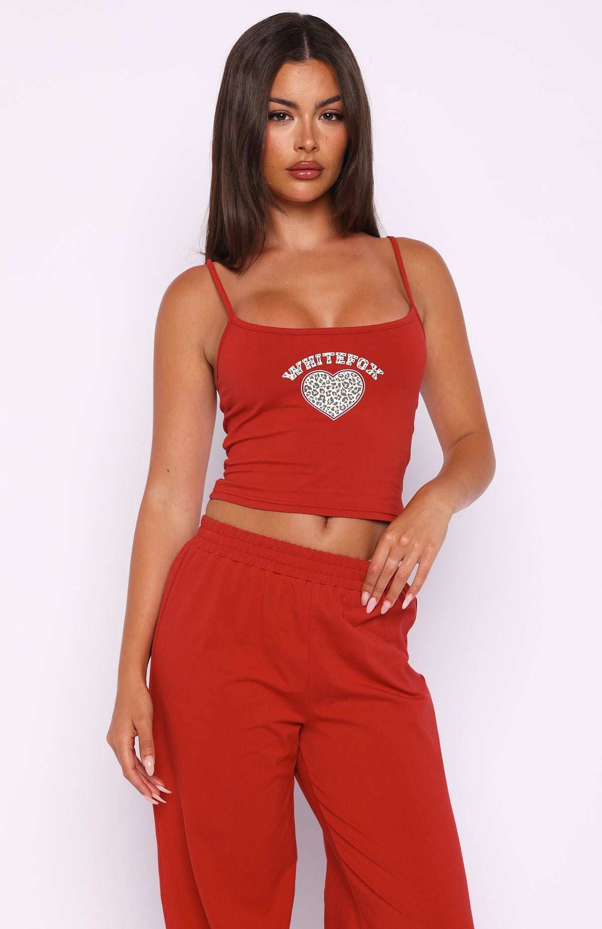 Heart Gone Wild Singlet Red - Image 2