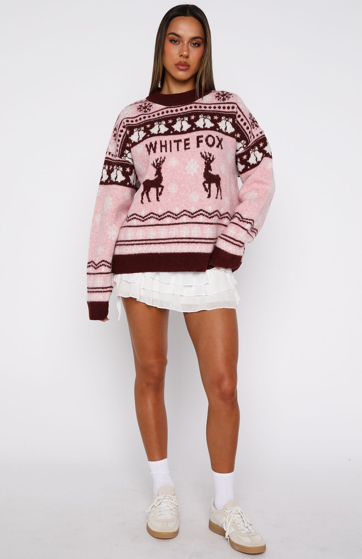 Arctic Fire Knit Sweater Crimson Twist - Image 5