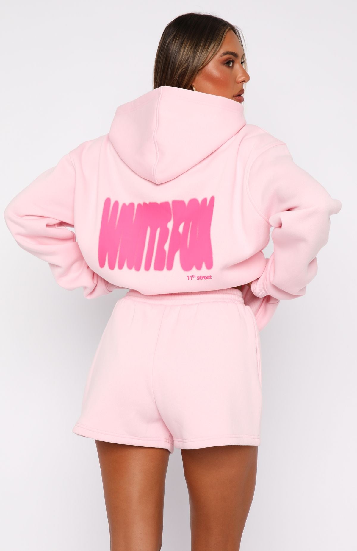 11th Street New York Or Nowhere Lounge Shorts Pink Sugar - Image 4