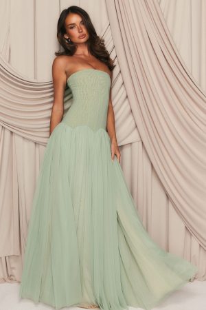 Magic Muse Maxi Dress Mint
