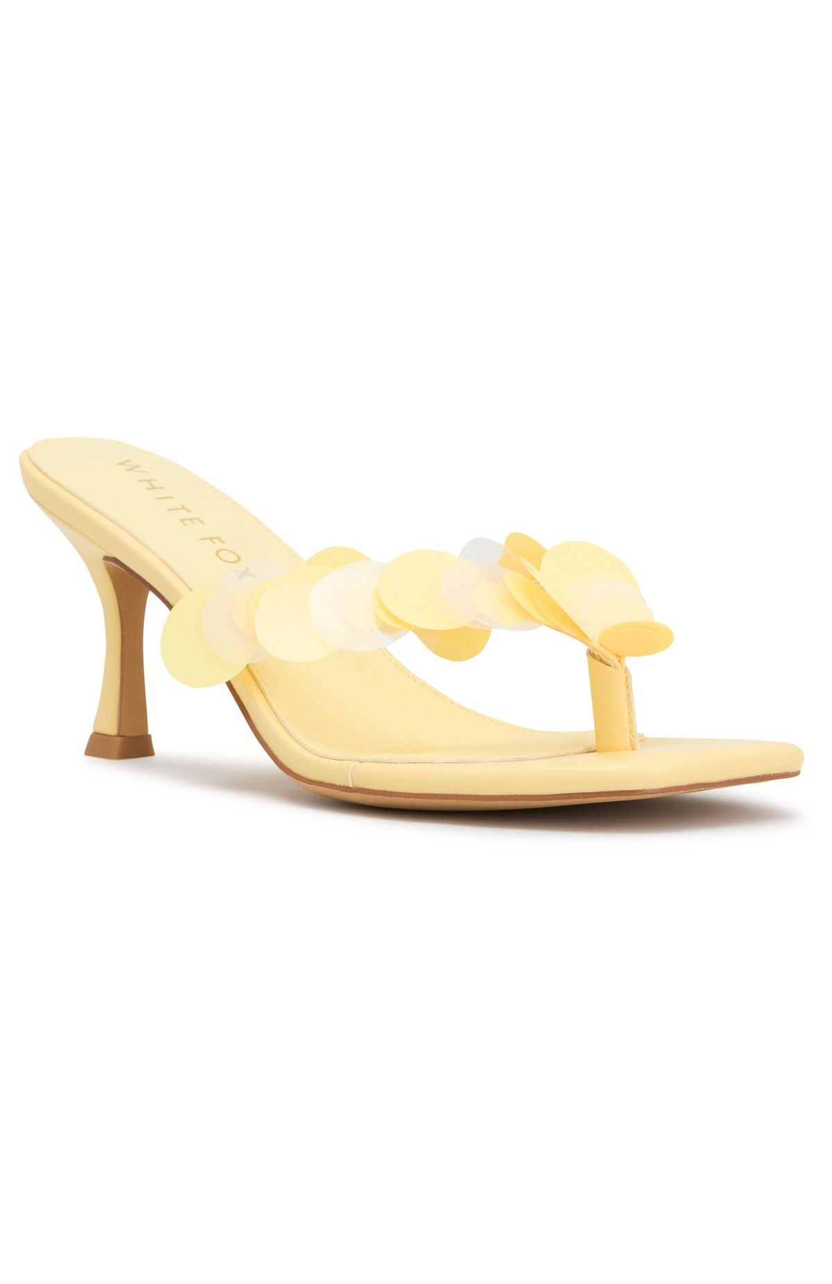 Imogen Sequin Mules Lemon - Image 6