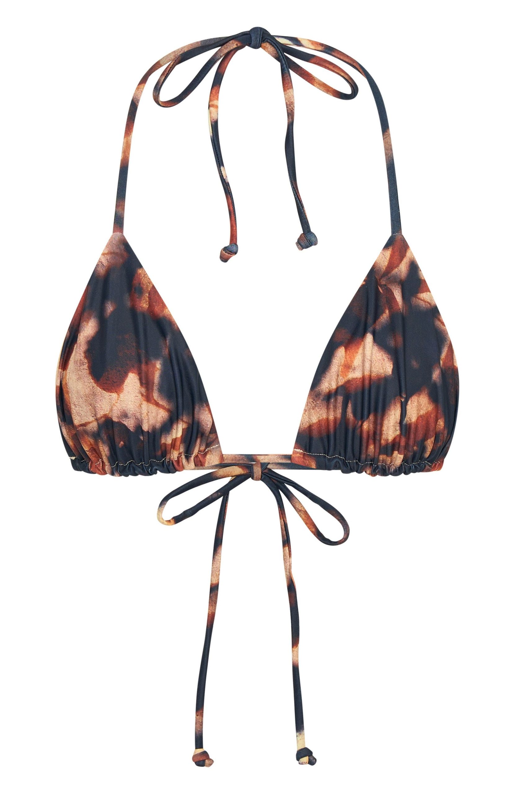 Golden Hour Bikini Top Autumn Leaves - Image 7
