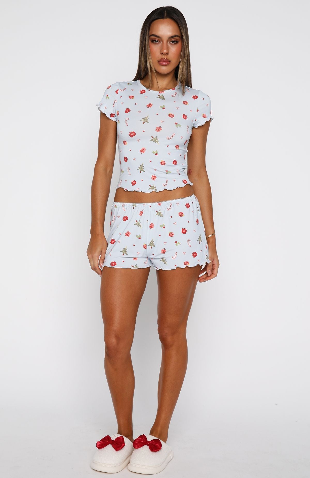 Dreamy Pyjama Shorts Jingle Joy - Image 5