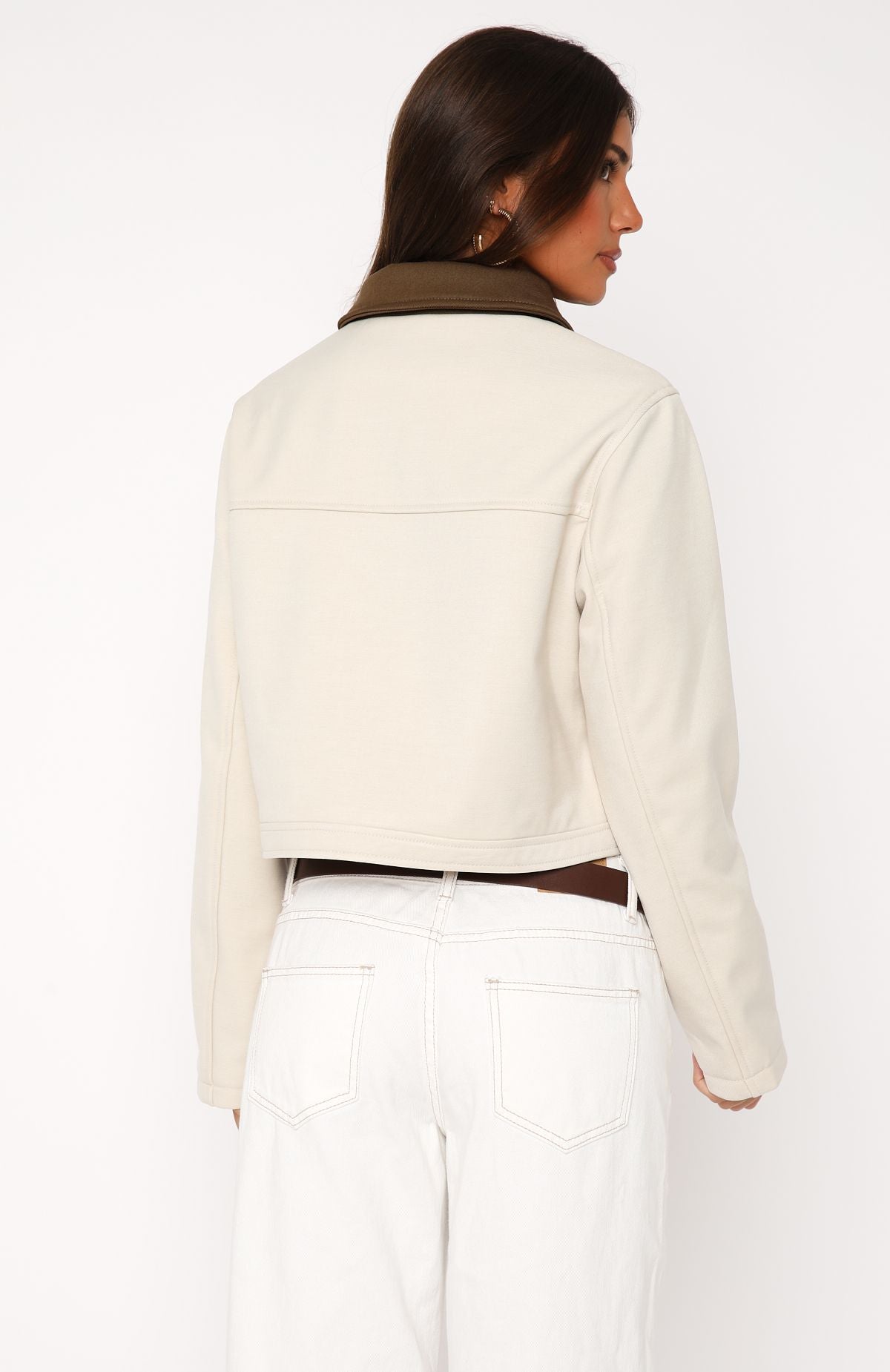 You Told Me Jacket Beige - Image 5