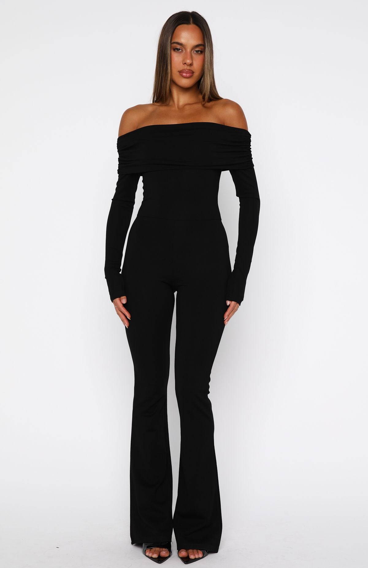 For The Girls Long Sleeve Jumpsuit Black - Image 2