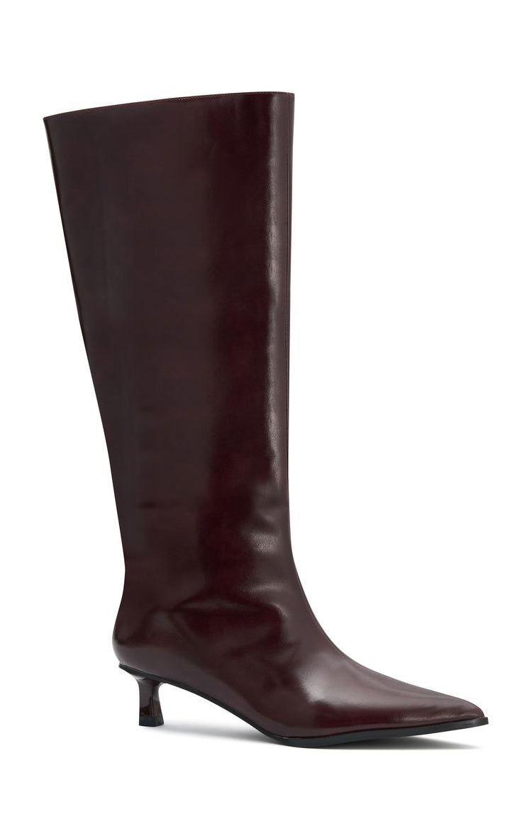 Juliette Knee High Boots Cherry Cola Crinkle - Image 3
