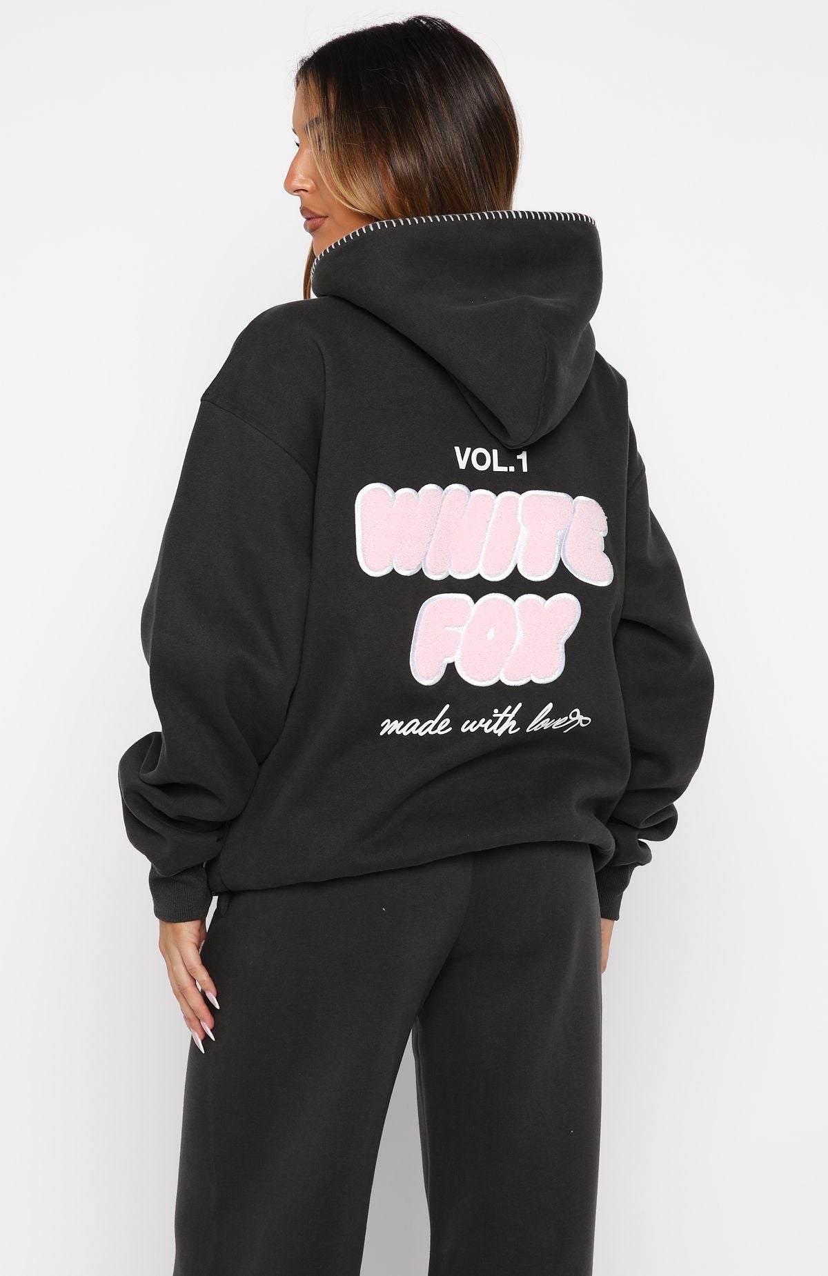 Vol. 1 Oversized Hoodie Charcoal - Image 5