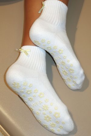 Flower Power Grip Socks Honey