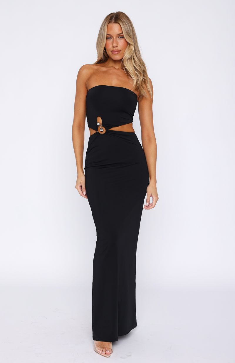 Probably True Strapless Maxi Dress Black - Image 2