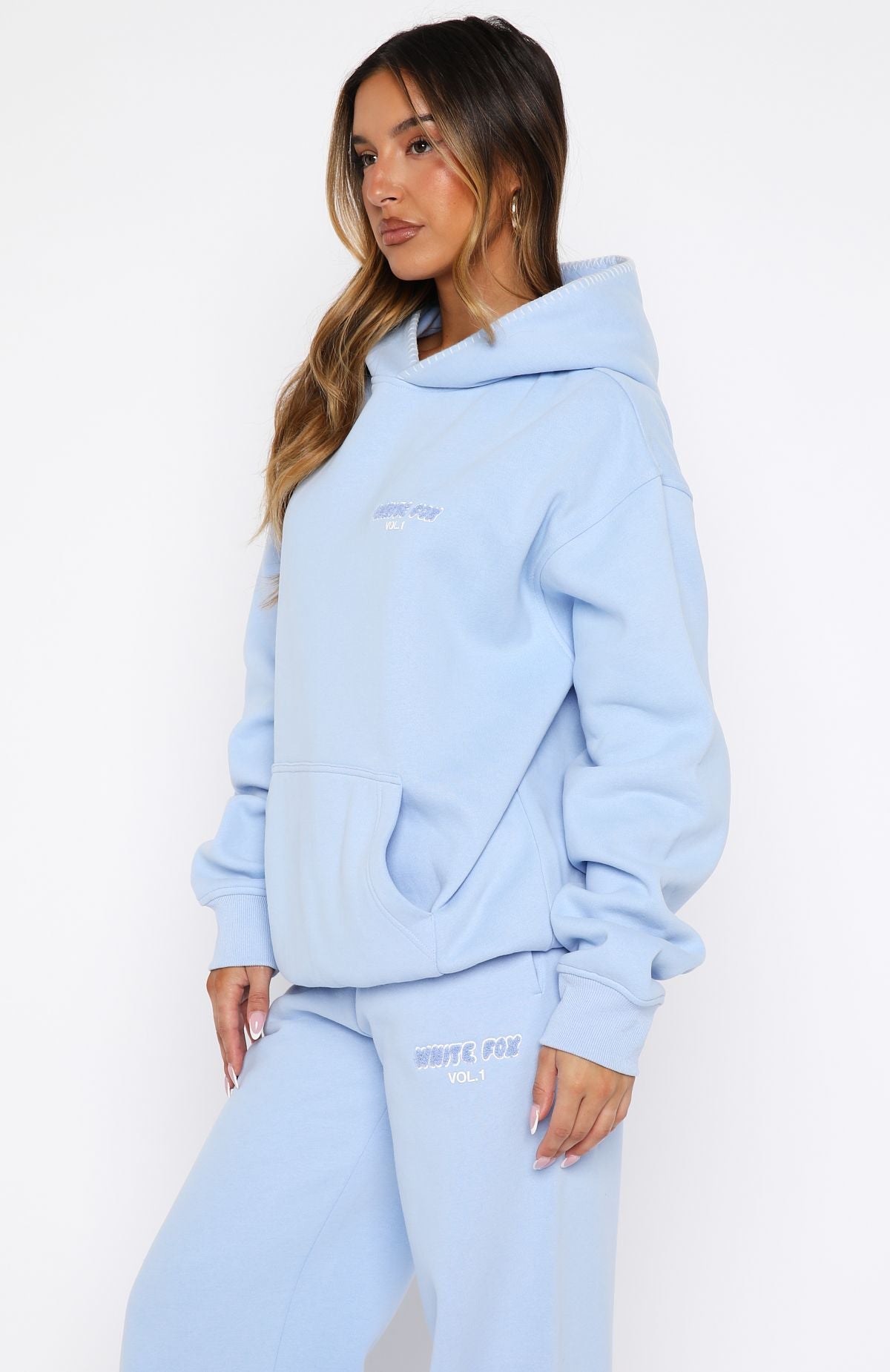 Vol. 1 Oversized Hoodie Blue - Image 4
