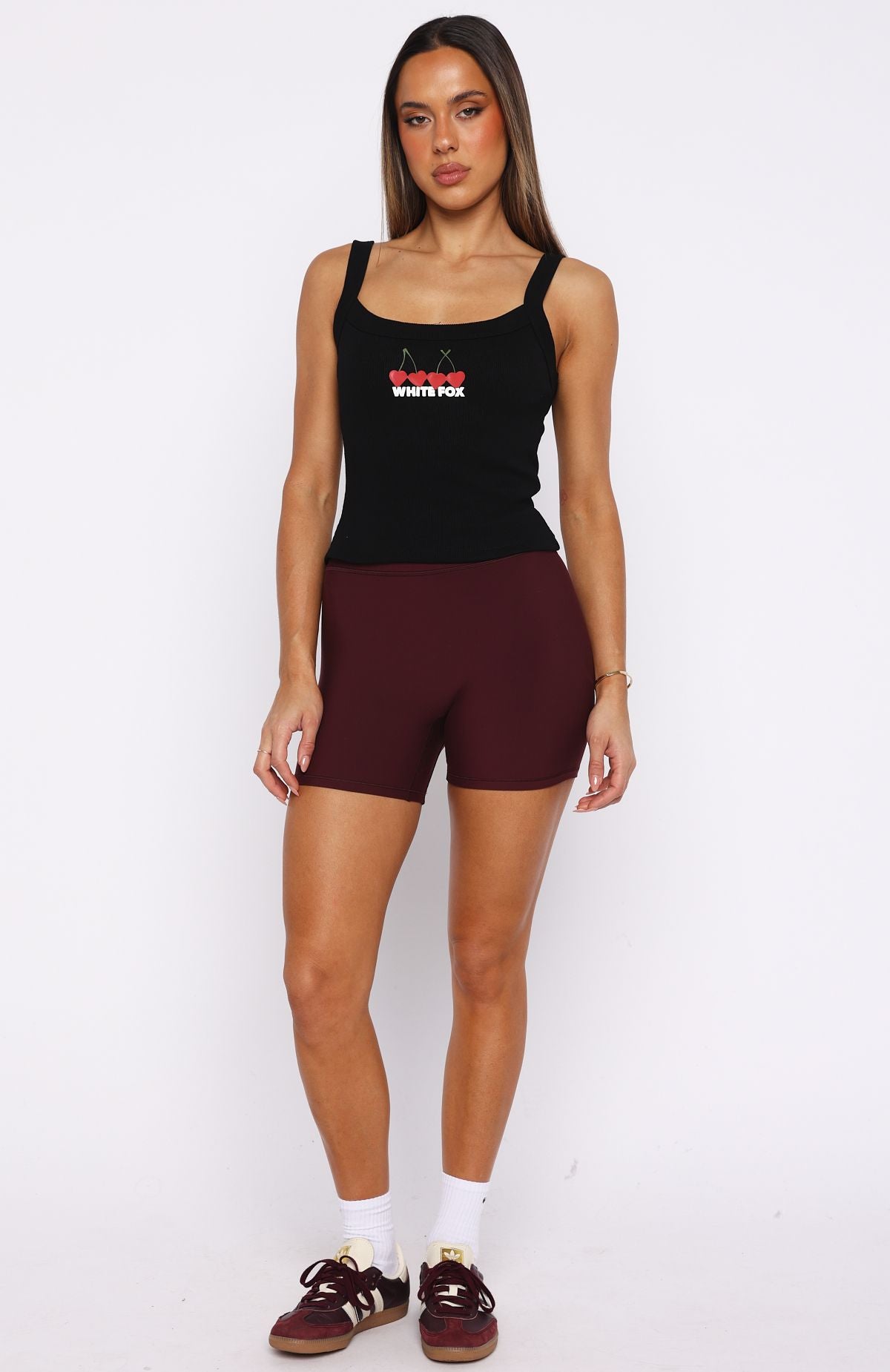 Club 14 Taylah Singlet Top Black - Image 5