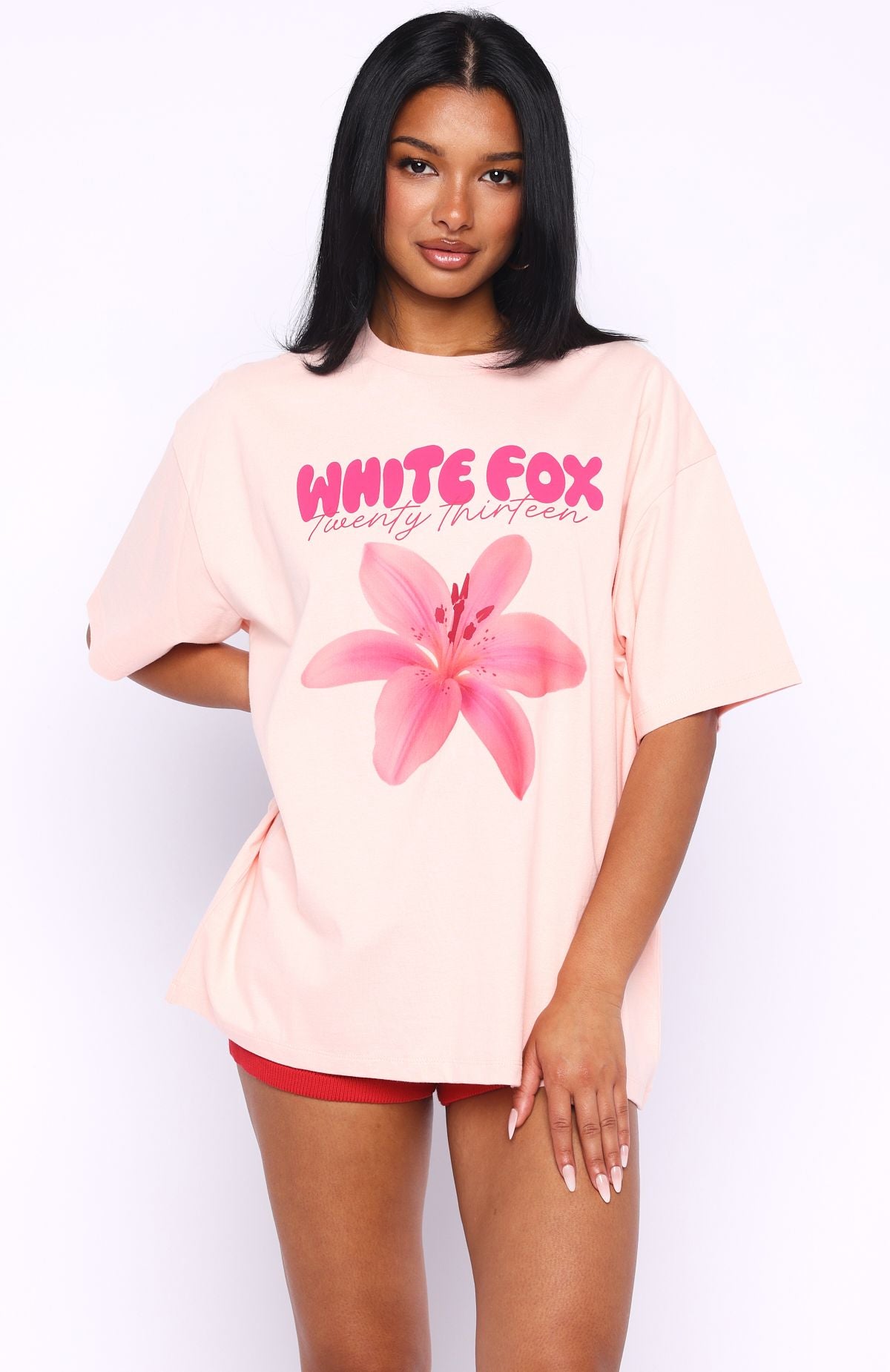 Got That Glow Oversized Tee Peach - Image 2