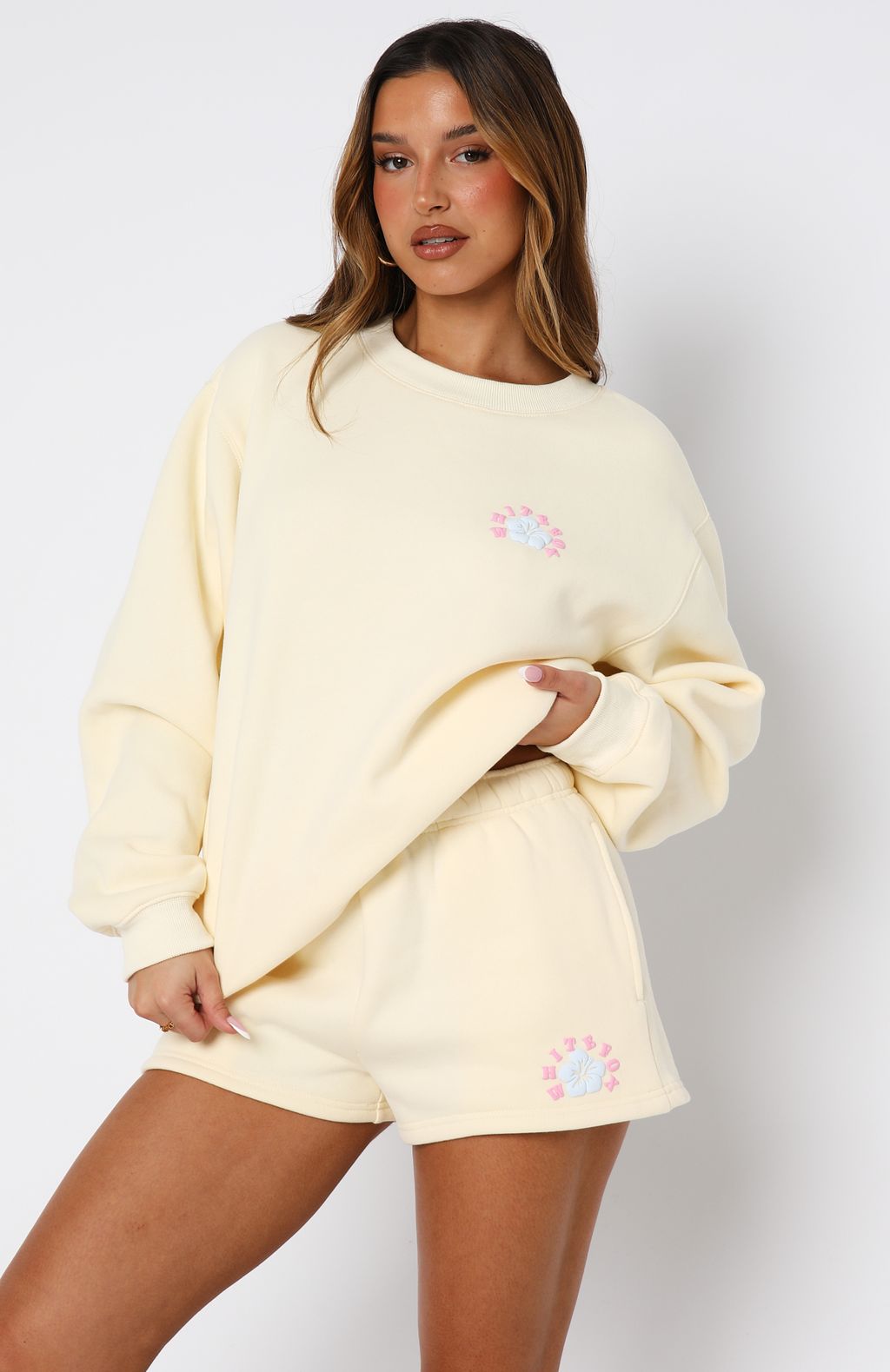 Keep Blooming Oversized Sweater Lemon - Image 2