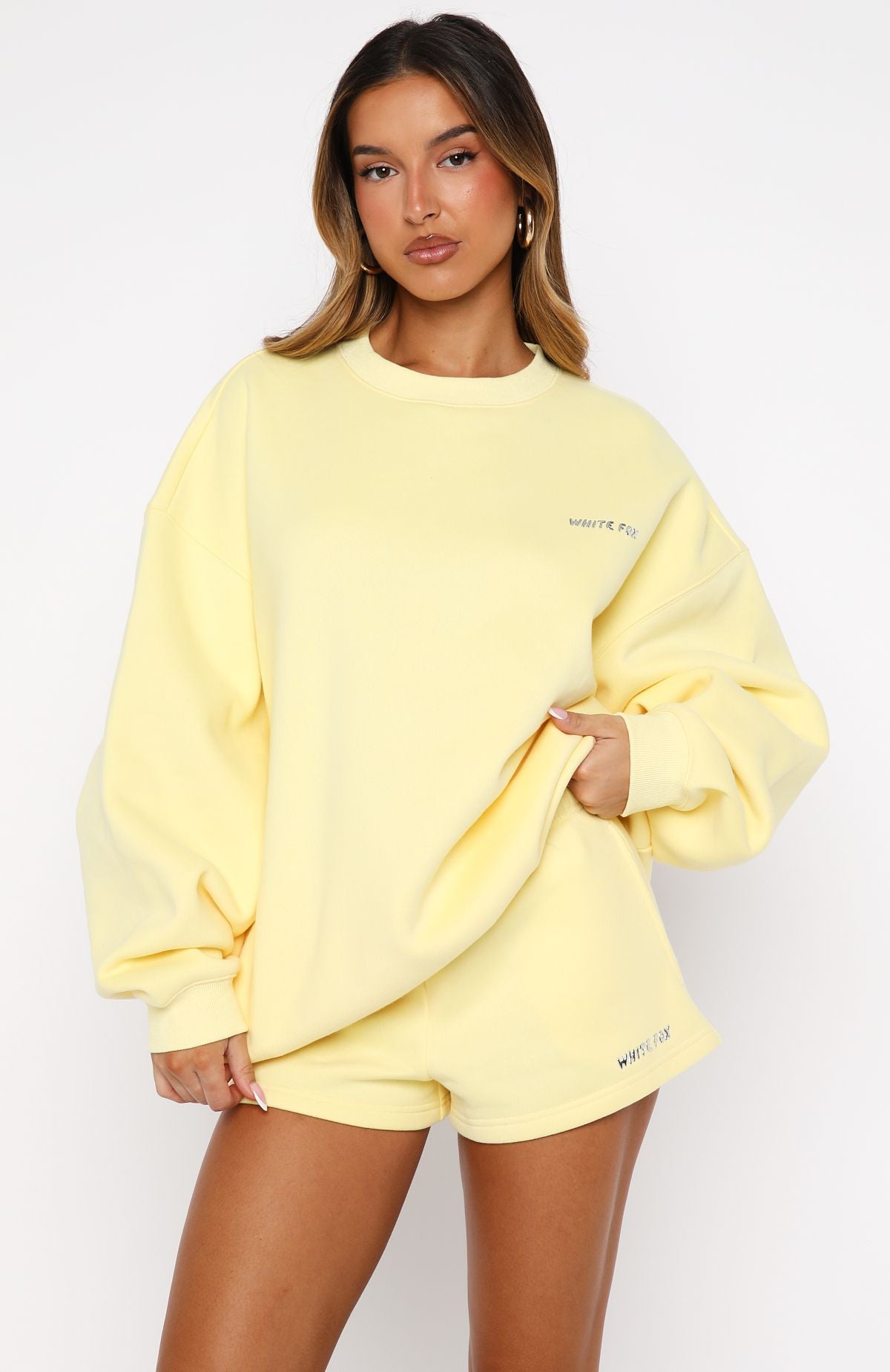 Test Drive Oversized Sweater Lemon - Image 2