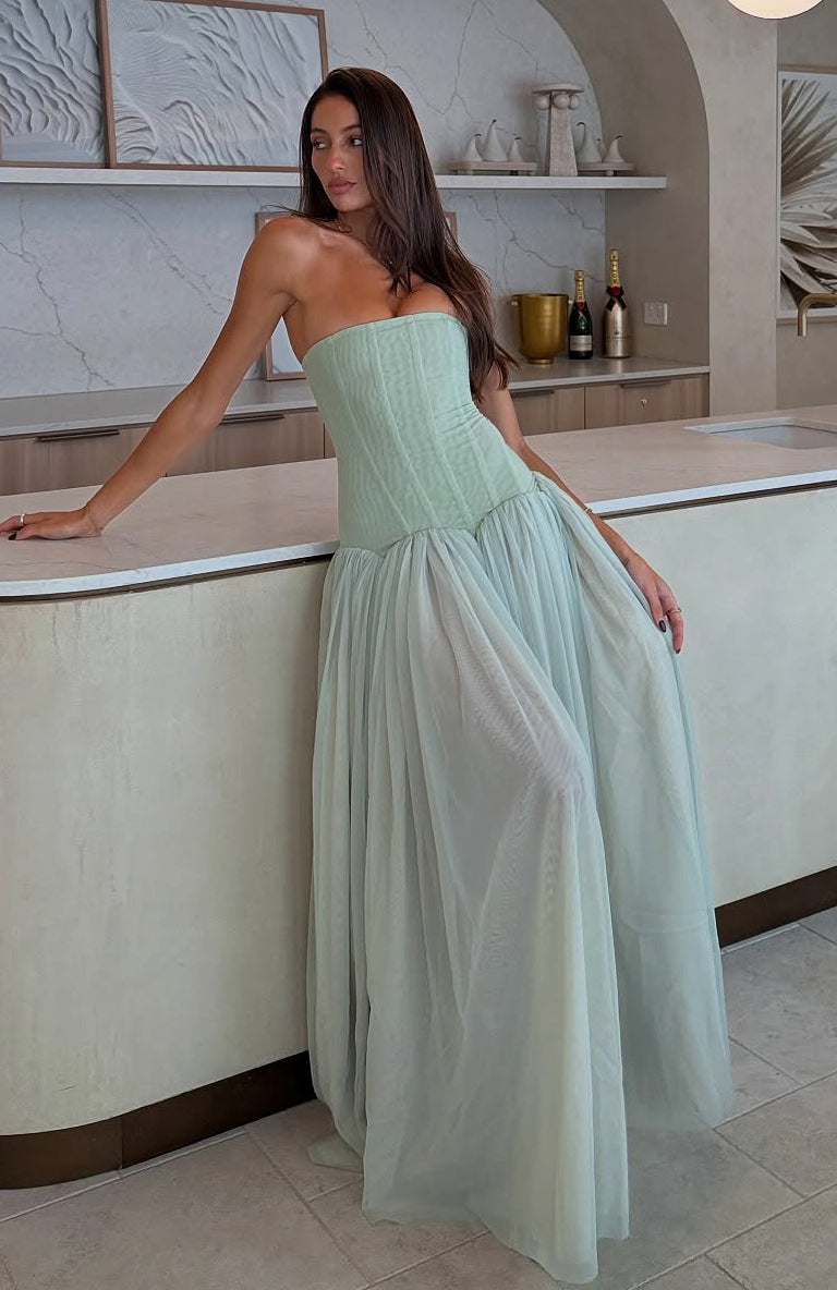 Magic Muse Maxi Dress Mint - Image 5