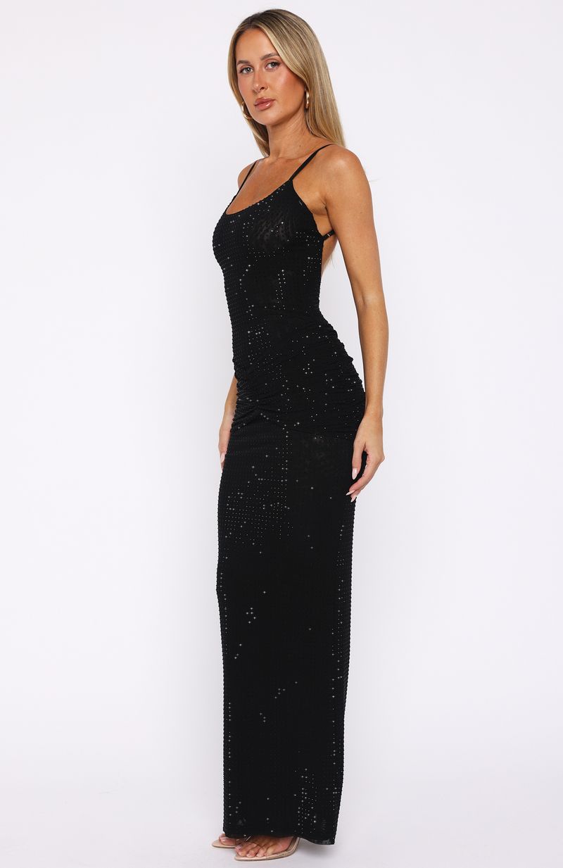 Late Night Love Maxi Dress Black - Image 4