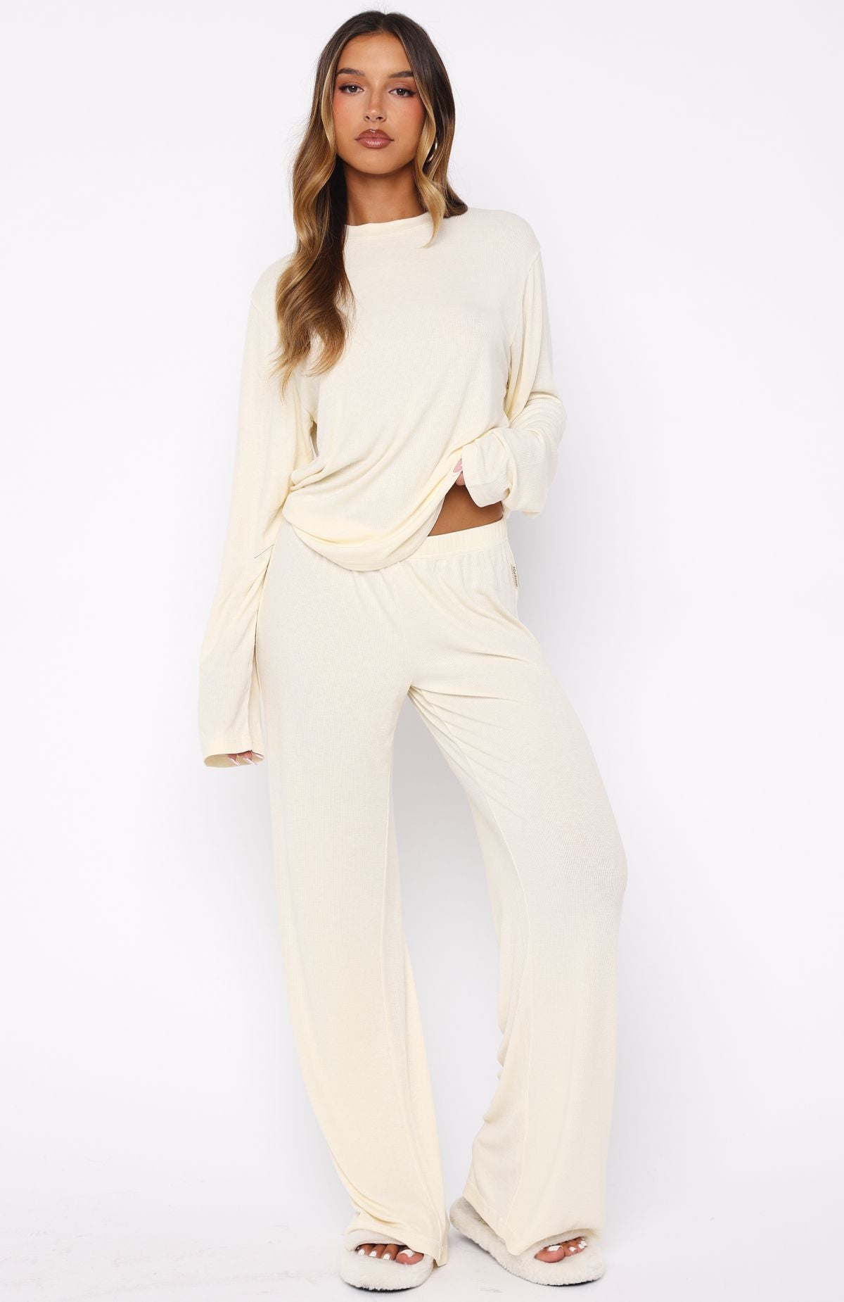 Wish Upon A Star Pyjama Pants Off White - Image 2