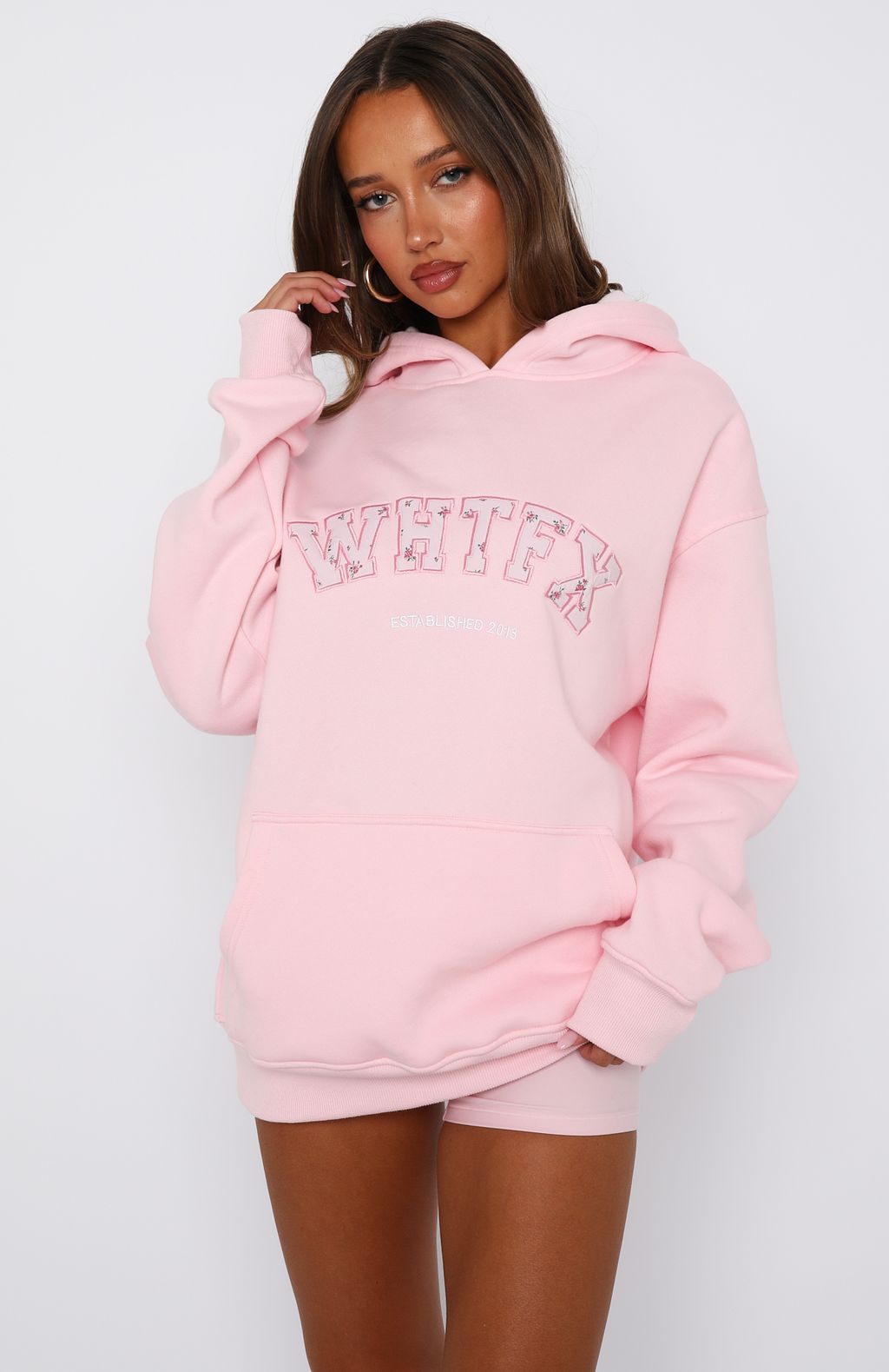 Sweet Sweet Moments Oversized Hoodie Pink - Image 2