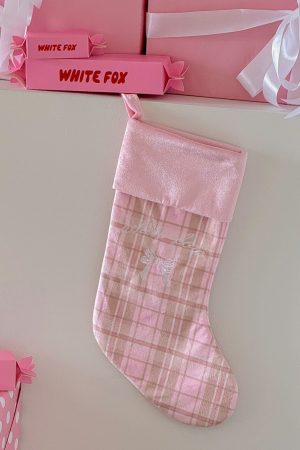 Xmas Stocking Neapolitan Check