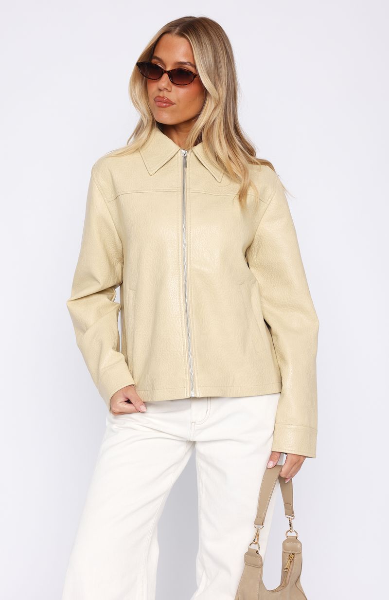 Cool City Life PU Jacket Blonde - Image 2
