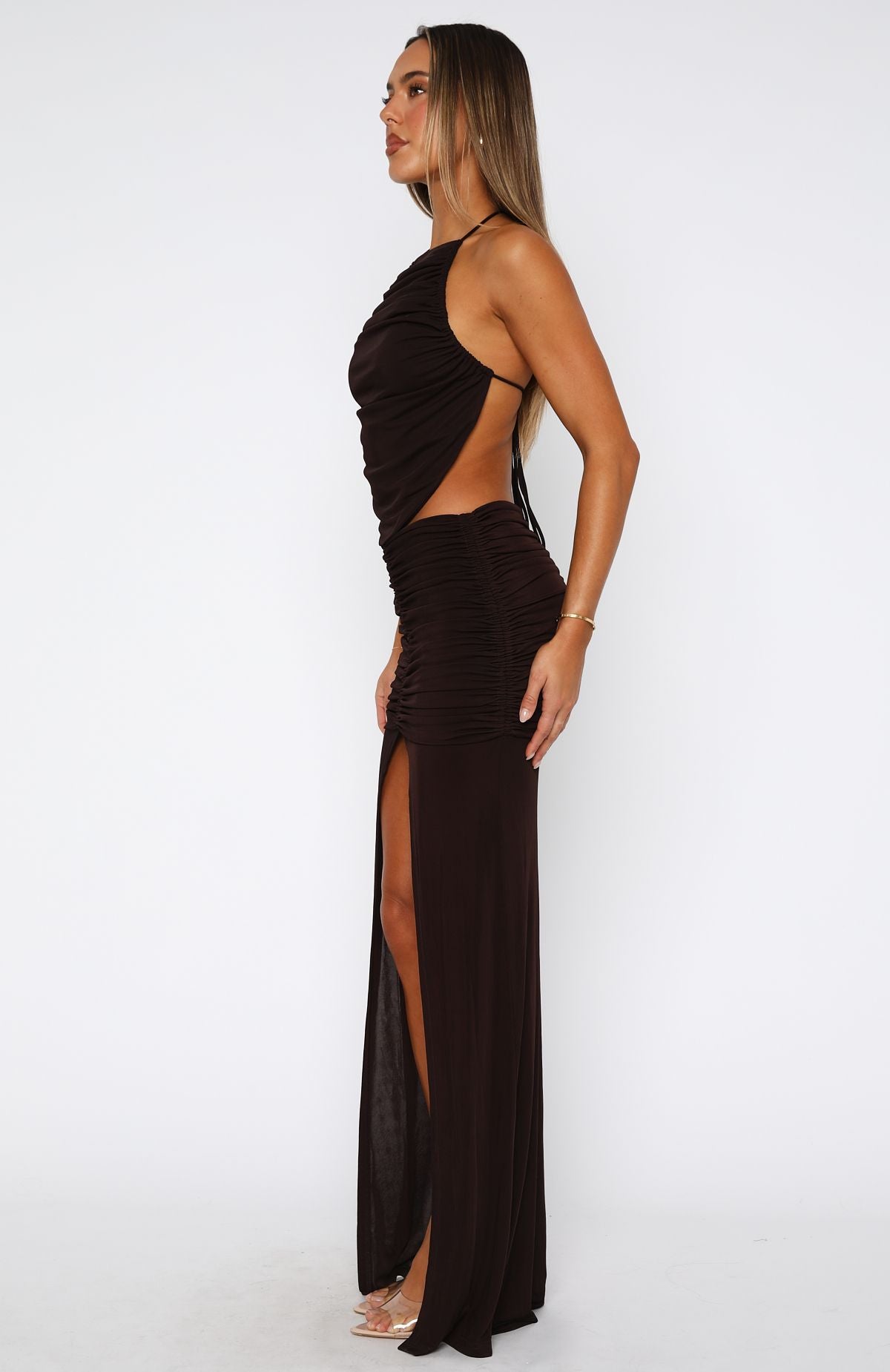 Everlasting Midi Skirt Chocolate - Image 3