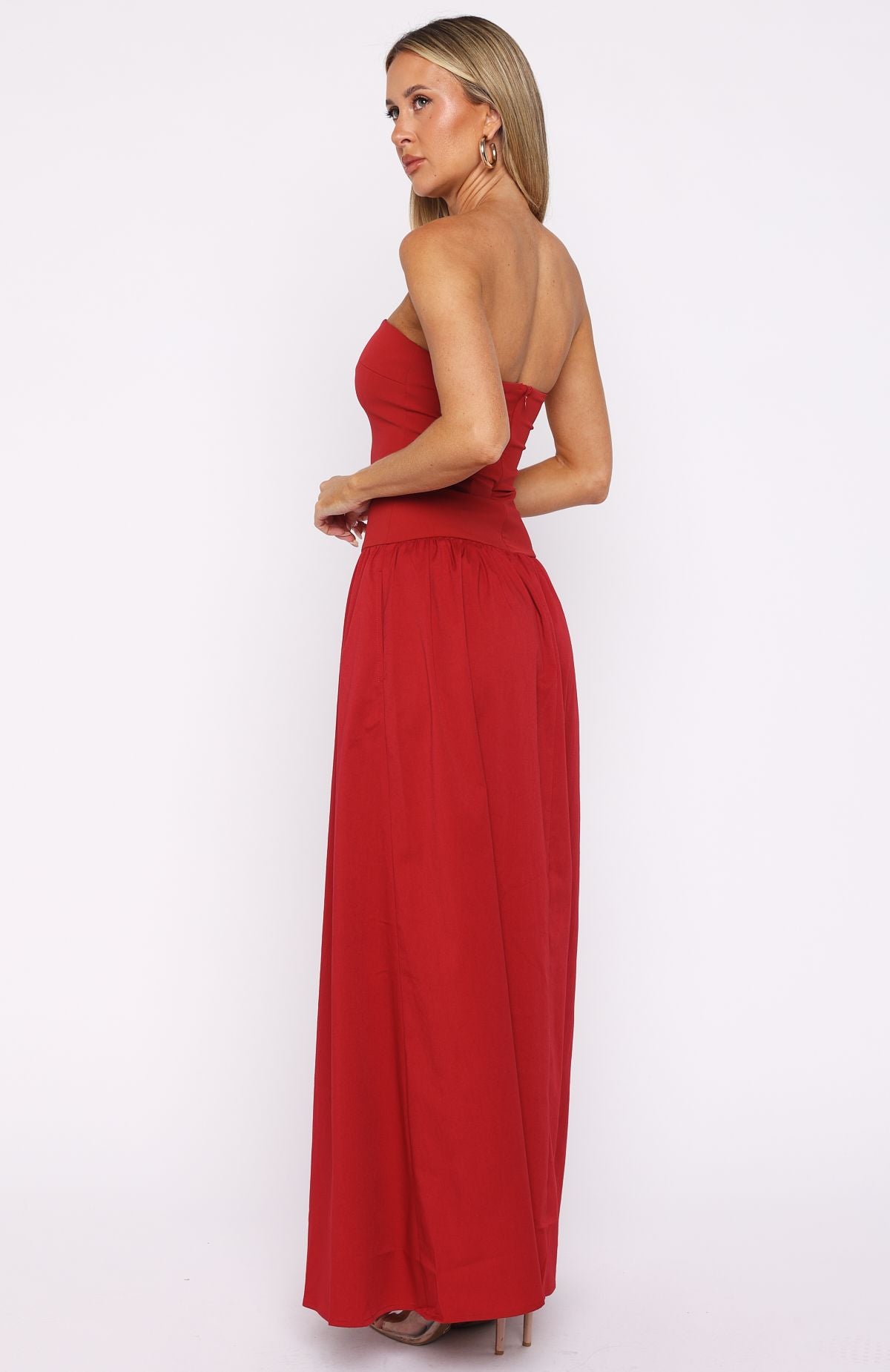 Take Back Maxi Dress Red - Image 4
