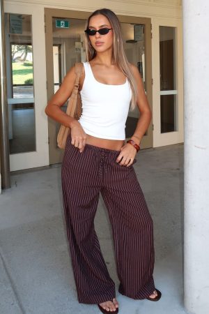 Lost Your Chance Pants Chocolate