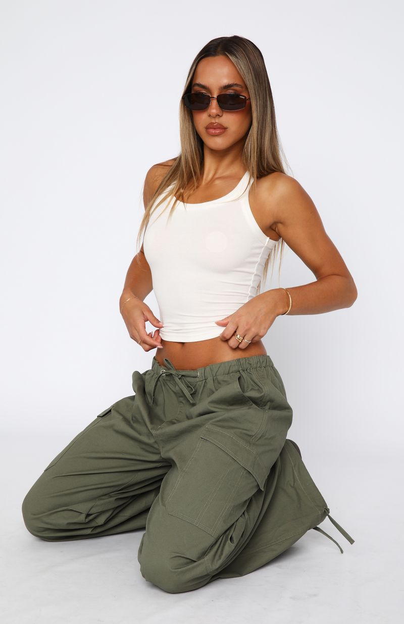 Commodity Parachute Pants Khaki - Image 5