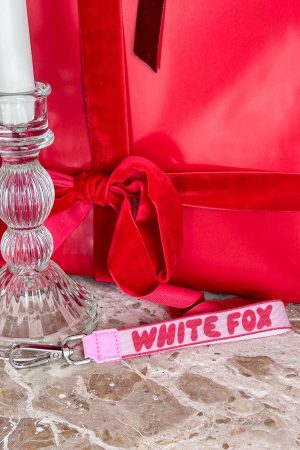 Next Level Strap Keychain Pink/Red