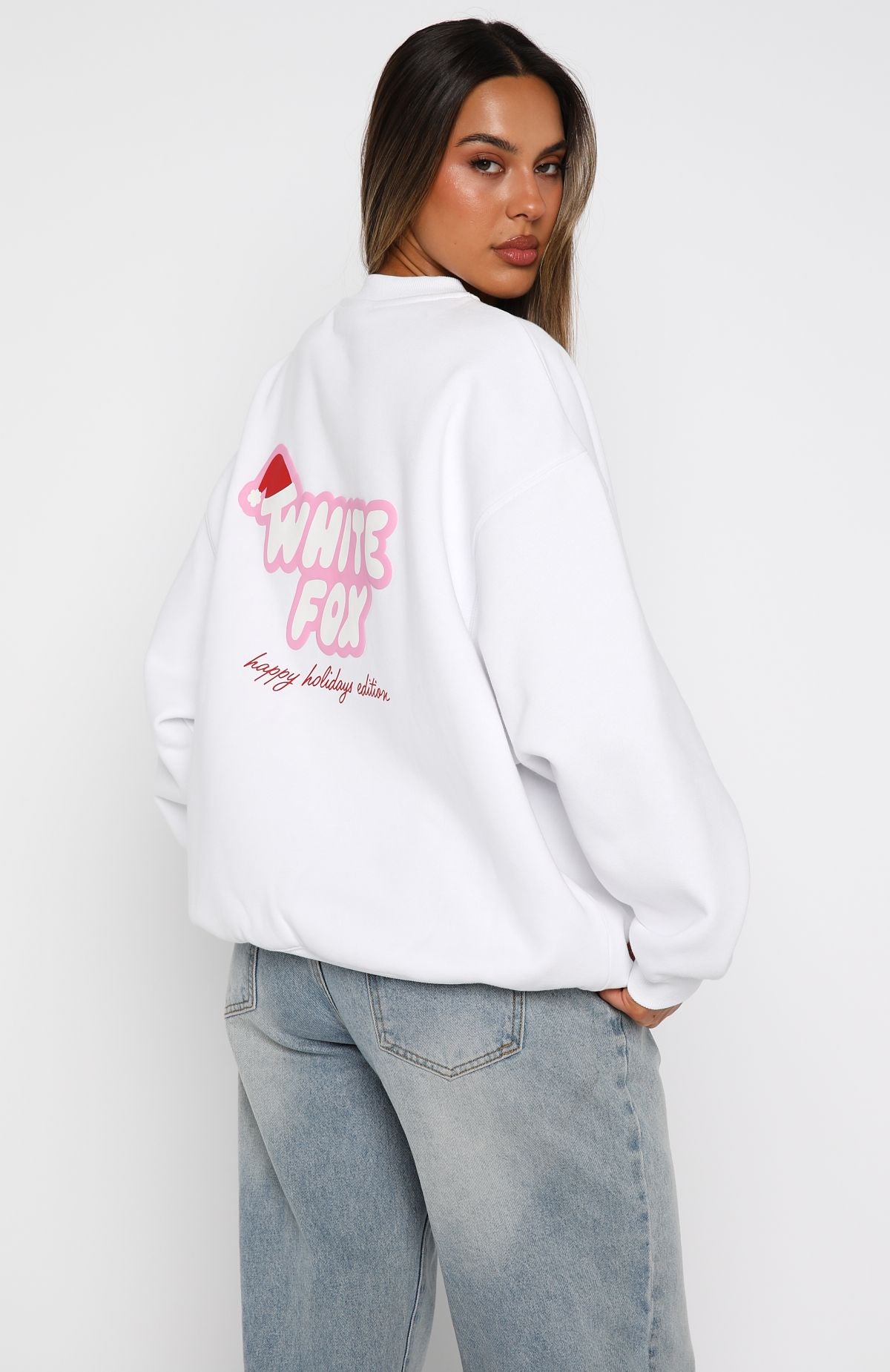 Santa Baby Oversized Sweater White - Image 5