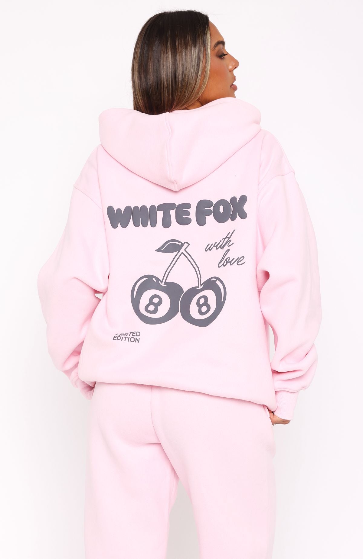 With Love In The Moment Oversized Hoodie Pink - Image 4